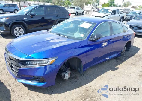 2022 Honda Accord Sport из США, поврежденный, VIN 1HGCV1F31NA088534